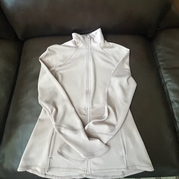 NWOT Apana Fitted Workout Running Slim Yoga Jacket With Pockets - Picture 8 of 16
